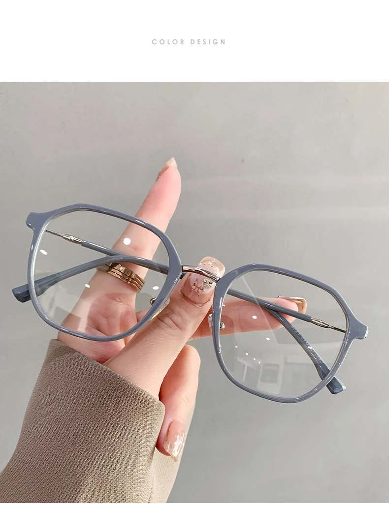 Anti-Blau, lichtempfindliche, farbwechselnde Myopie-Brille, schlanke, wechselnde Brille, Brillengestell für Studentin 6021 – Detail 13