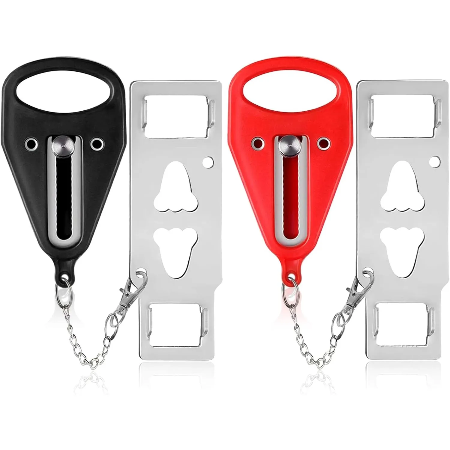 Portable Door Lock for Home Double Hole Anti-theft Chain Lock for Room Hotel Anti Theft Security Apartment and College door lock