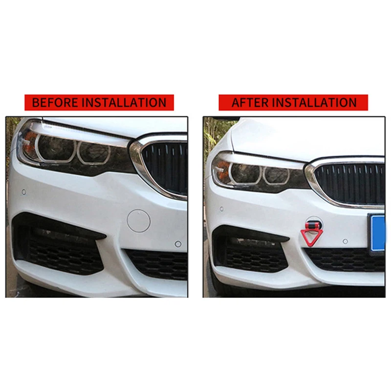 Car Exterior Front Bumper Cover Tow Hook Decoration Sticker car tow hook