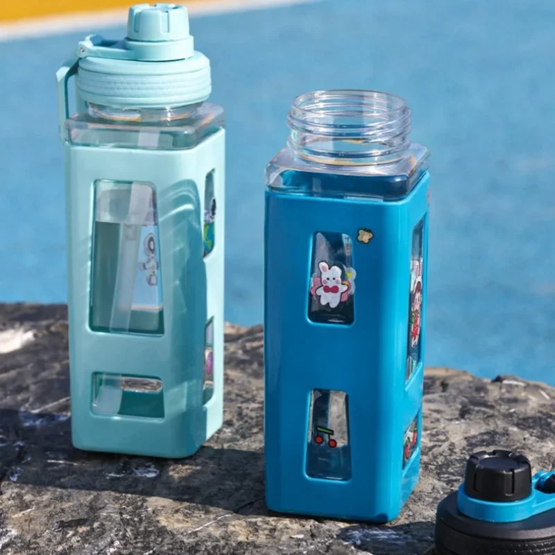 Portable Leakproof Water Bottle with Straw for Home Travel