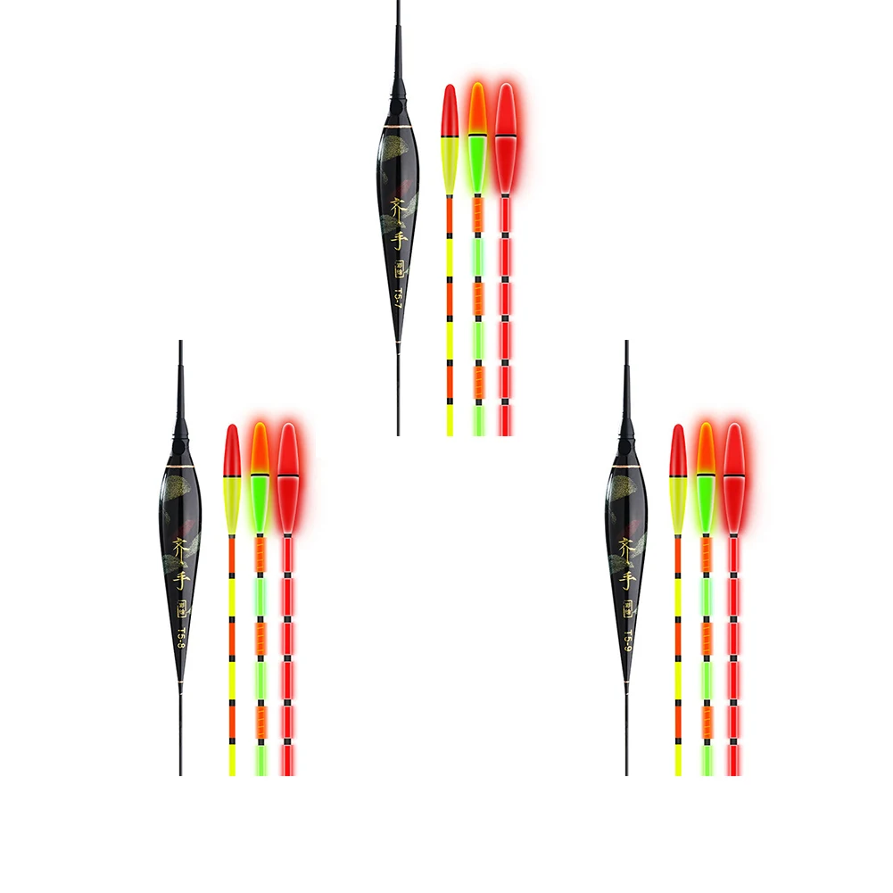 Fishing Buoyancy Luminous Light Stick Float Thickened Eye-catching Bite Hook Color Changing Sensitivity Night Accessories Tackle