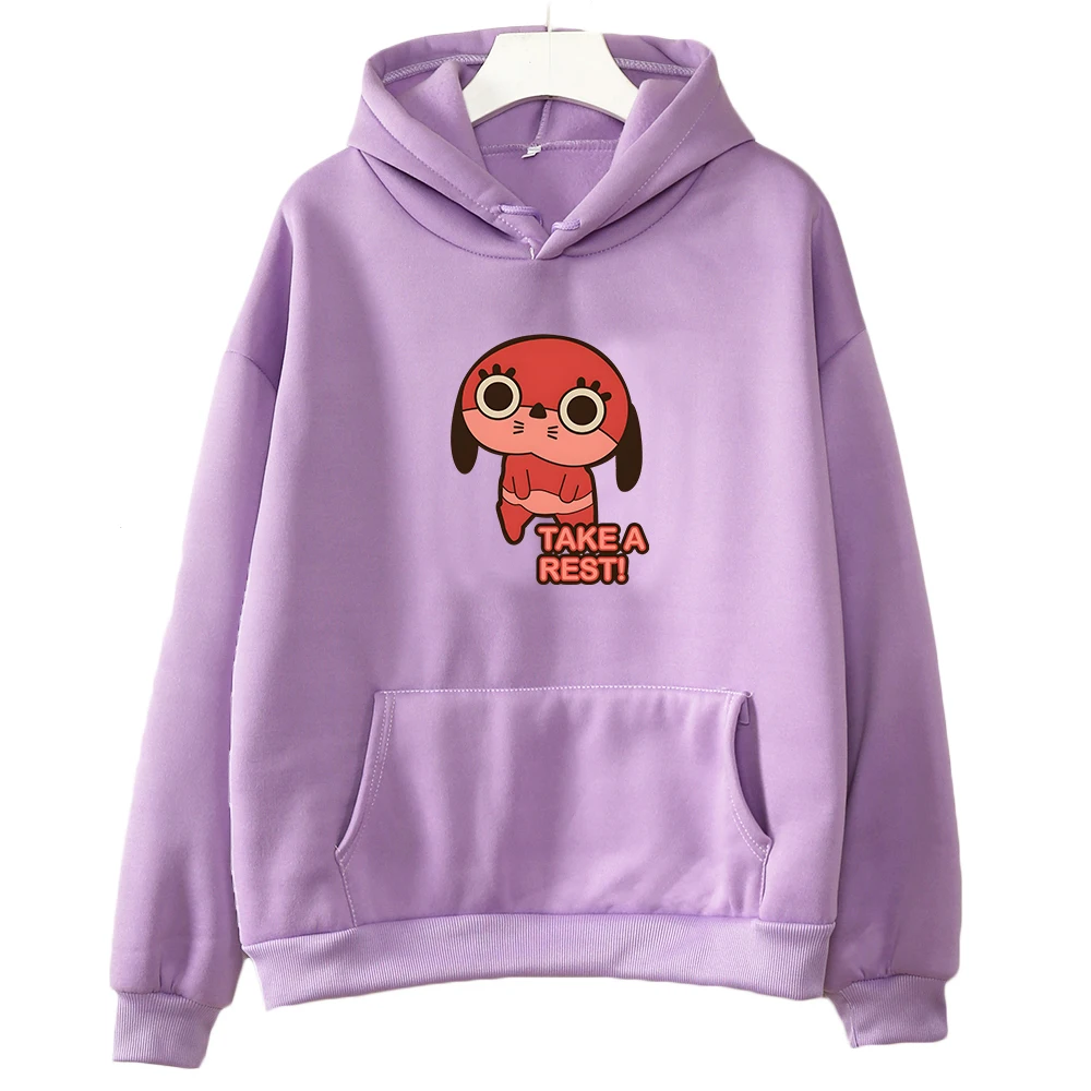 

Paranoia Agent Maromi Mousou Dairinin Hoodie Oversize WOMEN Kawaii/Cute Cartoon Anime Print Sweatshirt Simplicity Fashion Girls