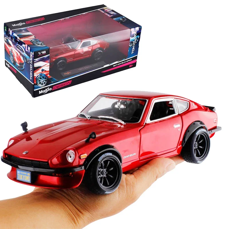 1:18 1971 Datsun 240Z Car Diecast For Nissan Red Model Toys
