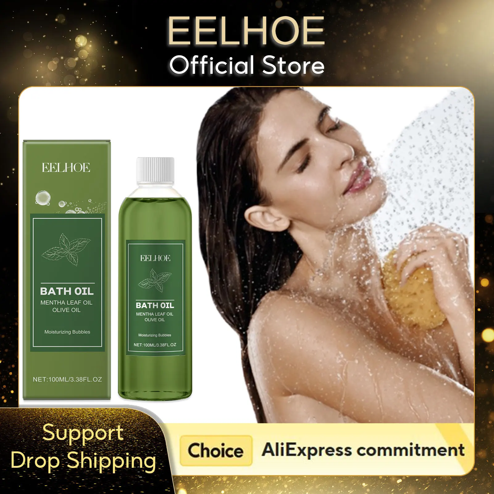 EELHOE Bubbles Bath Oil Long Lasting Deep Nourish Moisturizing Skin Brightening Products Full Body Cleaning Bath Essential Oil