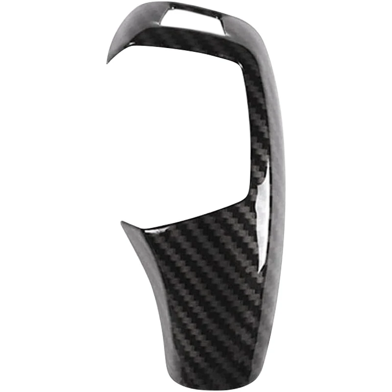 

Car Gear Shift Knob Cover Trim Carbon Fiber for F20 F30 F31 F34 X5 F15 X6 F16 X3 F25 X4 F26 F1