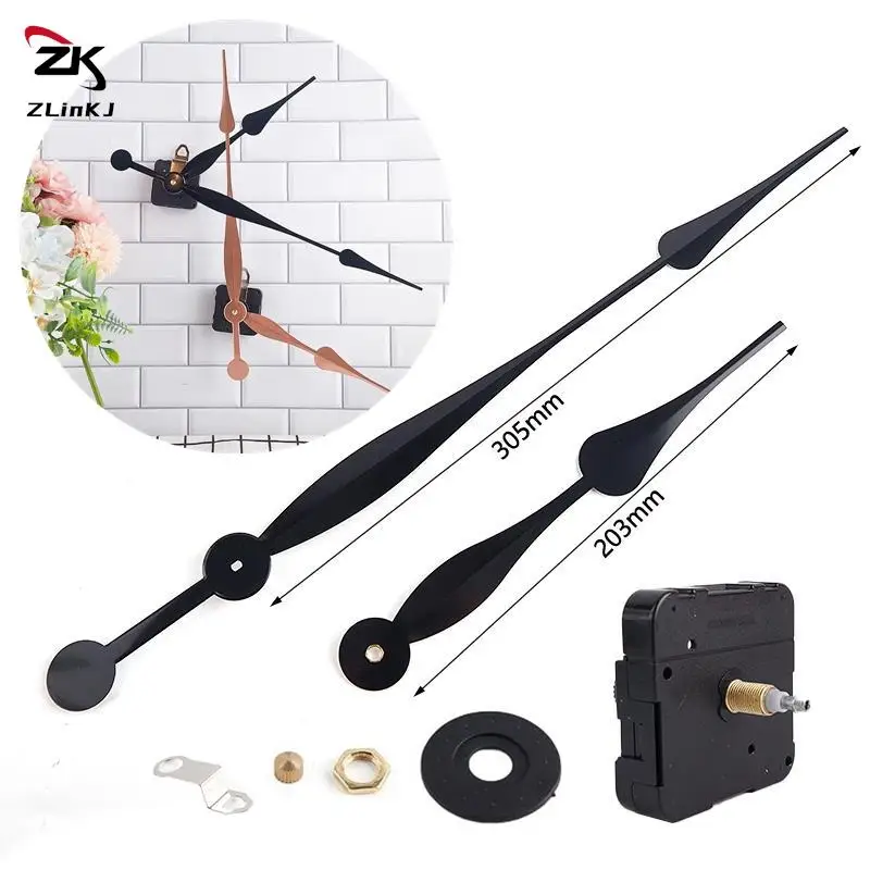 1Set Diy Quartz Clock repair Movement +Hands For DIY Silent Large Wall Clock repair Clock Mechanism Parts New