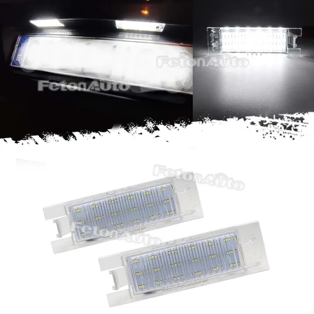 2x LED Kennzeichenbeleuchtung für OPEL Adam, Ampera, Astra H + J + K.  *902