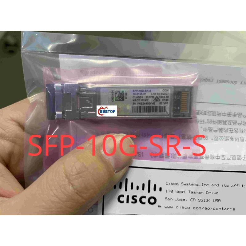

Зеленая этикетка голограмма SFP-10G-SR-S 10GBASE-SR SFP + модуль для MMF S-Class