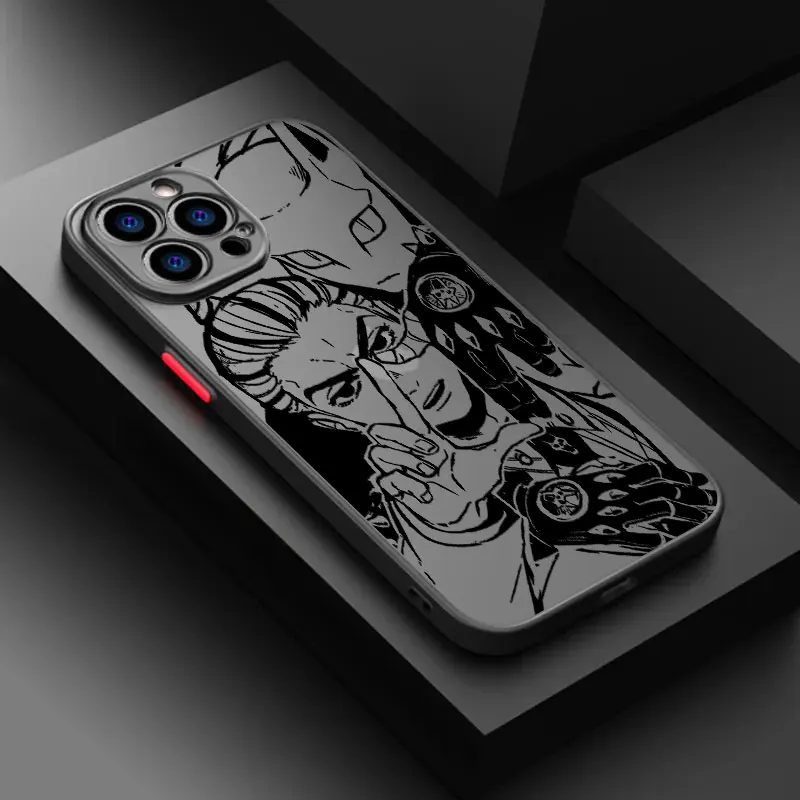 Stylish JOJO Kujo Jotaro Anime Shockproof Phone Case Cover