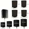 Waterproof & UV-Protected Outdoor Speaker Cover - Dustproof Polyester, Black, Ideal for Live Sound & Lighting Equipment 1