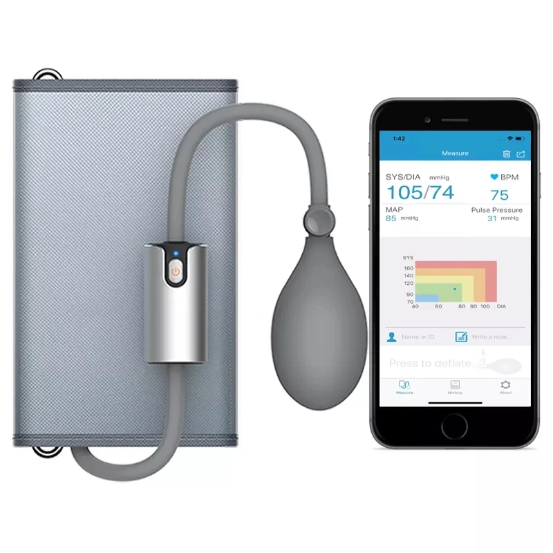 Wellue AirBP Blood Pressure Monitor - Bluetooth Smart Blood Pressure Monitor  