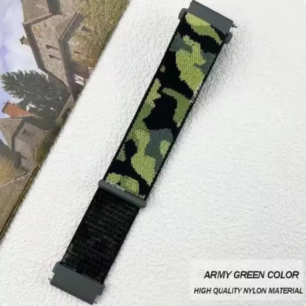 Nylon Loop Strap, 20mm/22mm, Comfortable and Adjustable Watch Band