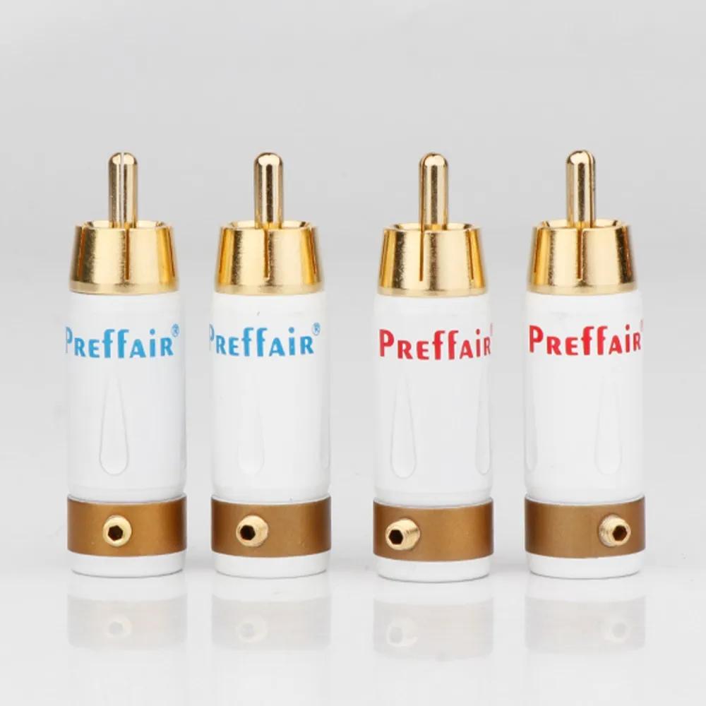

Preffair R1774 HIFI аудиоразъем, латунный кабель для магнитного сигнала, громкоговоритель RCA