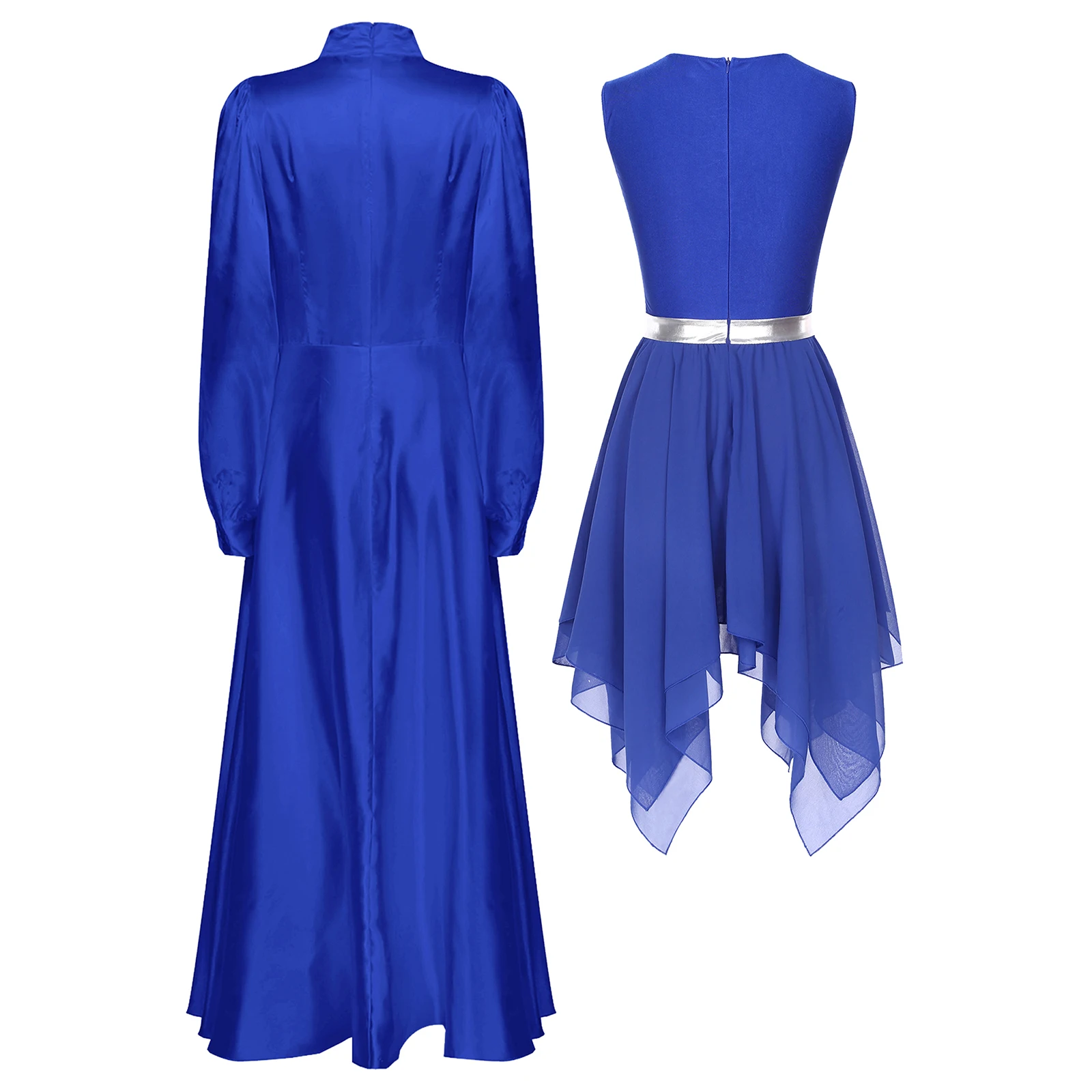 blue praise dance dress eurotard 63566 joyful praise dress-clearance
