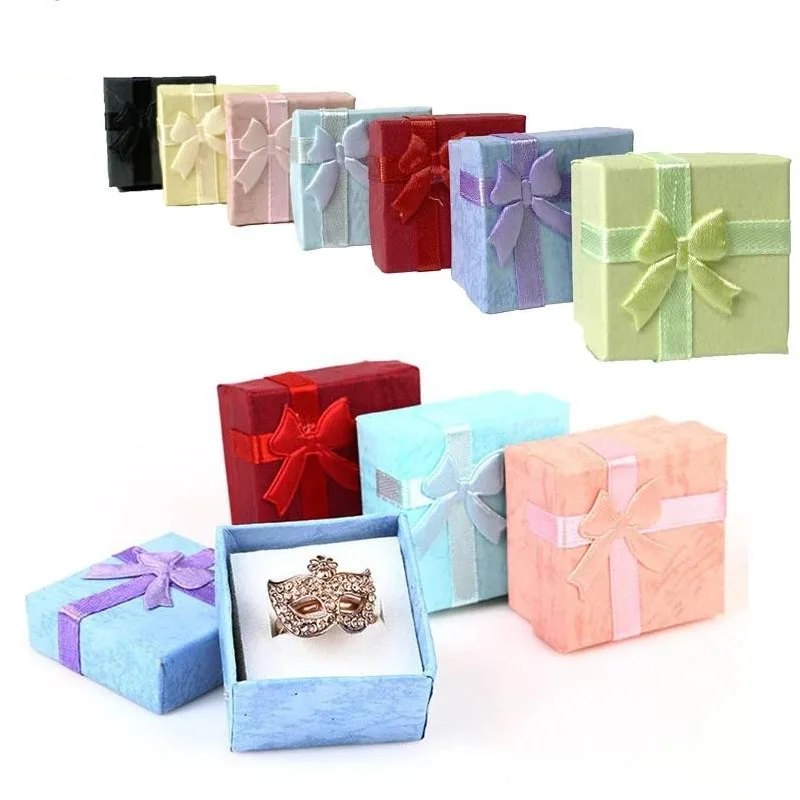 24Pcs/Lot Ring Jewelry Organizer Packaging Boxes, Paper Gift Case for Rings Earrings St... - SKU RJO02156 - UGI Packaging