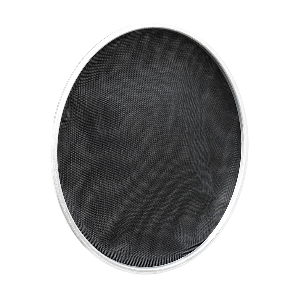 10-Inch Nylon Silent Mute Drum Skin Mesh Drum Head Black Double Layer Nylon For Bass Drum Percussion Instrument Parts Accessory