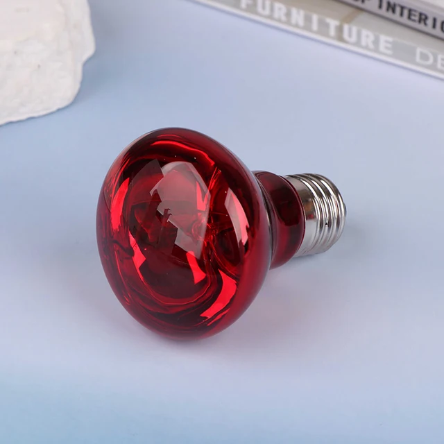 1PC For Plants Amphibians Reptile Pets 25/40/50/60/75/100W E27 UVA Poultry Bulb Infrared Night Light Day Poultry Heating Bulb 2