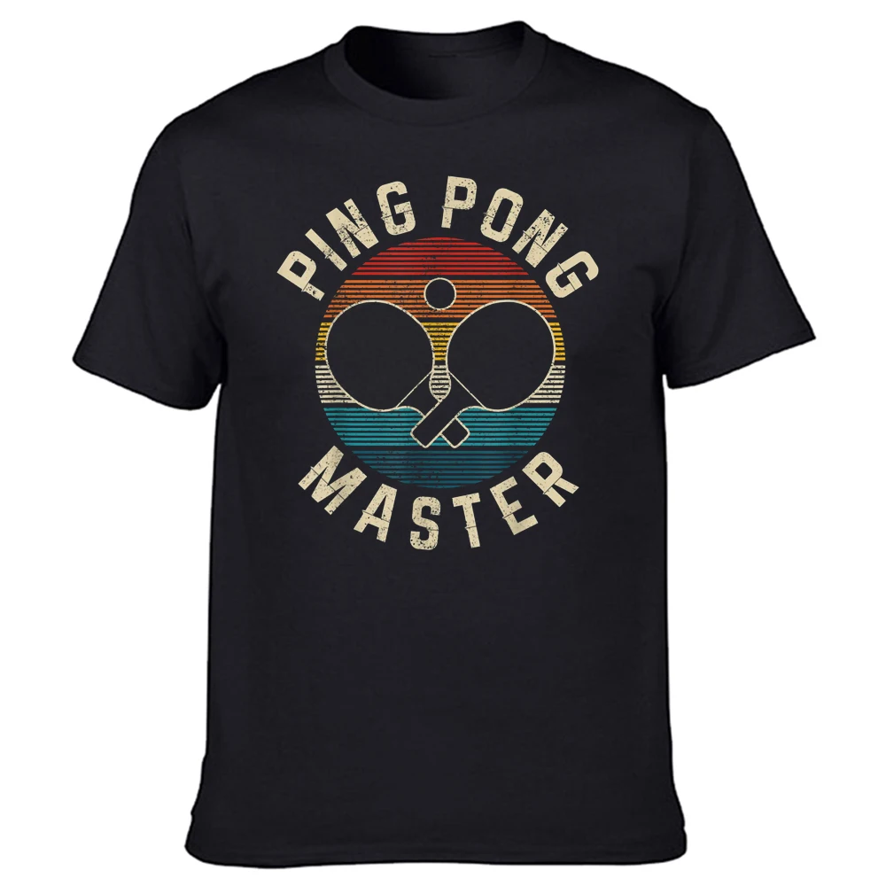 

Ping Pong Master Vintage Table Tennis Player T Shirts Graphic Cotton Streetwear Short Sleeve Birthday Gifts Summer T-shirt