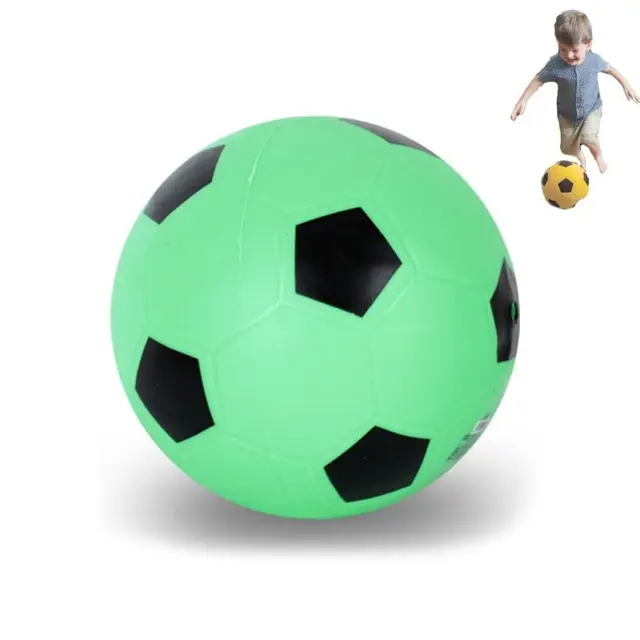 Lightweight Football Squeezable Foam Soccer Ball High-Density Training Ball Easy to Grip 6