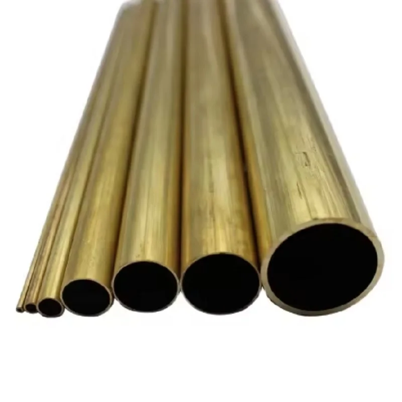 1 PC Brass Tube Diameter 0.8 1 1.5 2 2.5 3 4 5 6 7 8 9 10mm Length 100mm 200mm 500mm Seamless Round Pipe Tubing