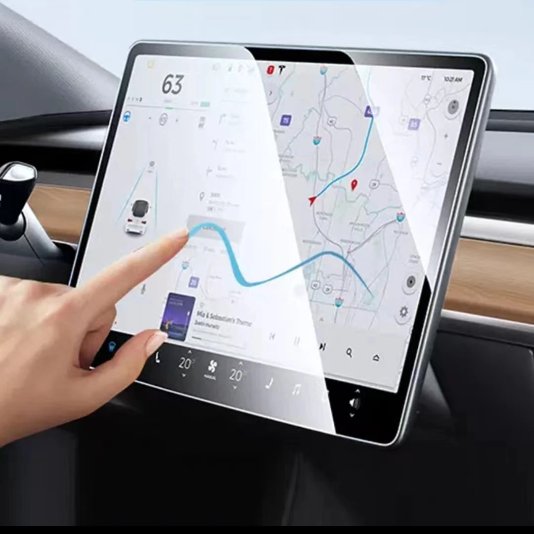 

Пленка из закаленного стекла для Tesla Model 3, 2024, 15,4 дюйма, автомобильное радио, GPS-навигация, защитная пленка для экрана, аксессуары для интерьера