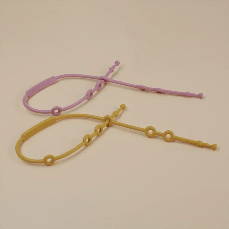 Strap Adjustable Pacifier Baby Chain Silicone Hanging-Chain Soother Anti-Drop Clip Teething Feeding Bottle Lanyard