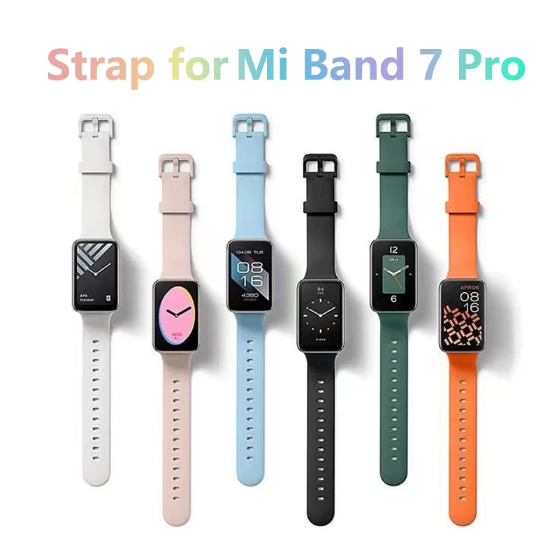 

Силиконовый сменный ремешок для Mi Band 7 Pro, прочный браслет с Xiaomi Mi Band 7 Pro, аксессуары для умных часов, мягкий браслет из ТПУ