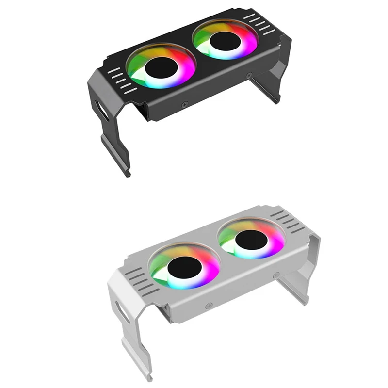 

Оперативная память для компьютера модуль охлаждения ПК DDR4 DDR5 Overlock Dual ARGB Sync PWM вентиляторы из алюминия RGB Охлаждающий радиатор