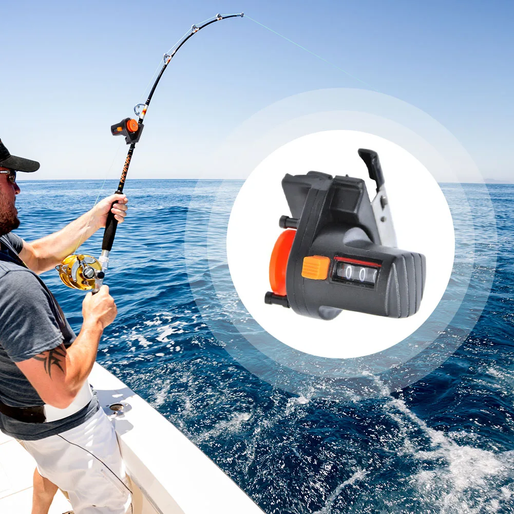 Portable Fishing Depth Gauge 0-999M with Digital Length Display Fishing Line Finderdepth Counter for Fishing Outdoor Enthusiasts