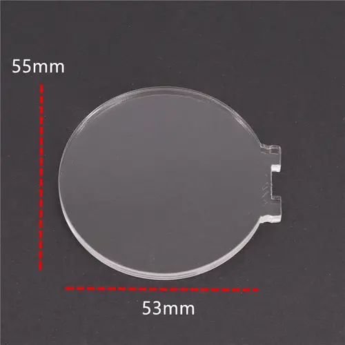 30Pcs Clear Small Acrylic Board DIY Led Keychain Pendant Round Square Transparent Panel 4mm Thickness Organic Glass Blank - Image 3