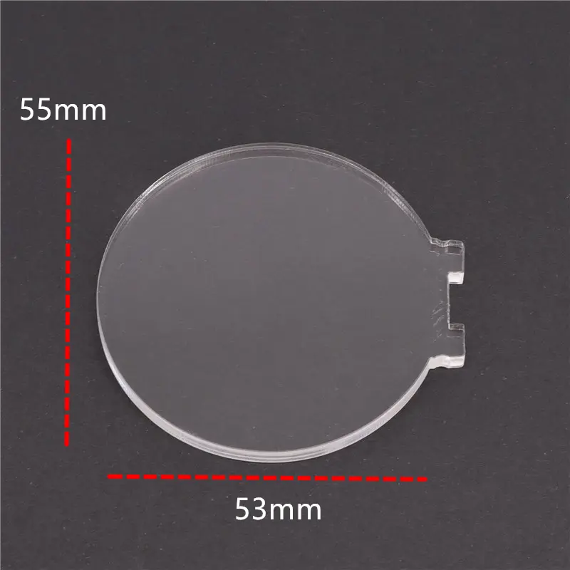 30Pcs Clear Small Acrylic Board DIY Led Keychain Pendant Round Square Transparent Panel 4mm Thickness Organic Glass Blank - Image 3