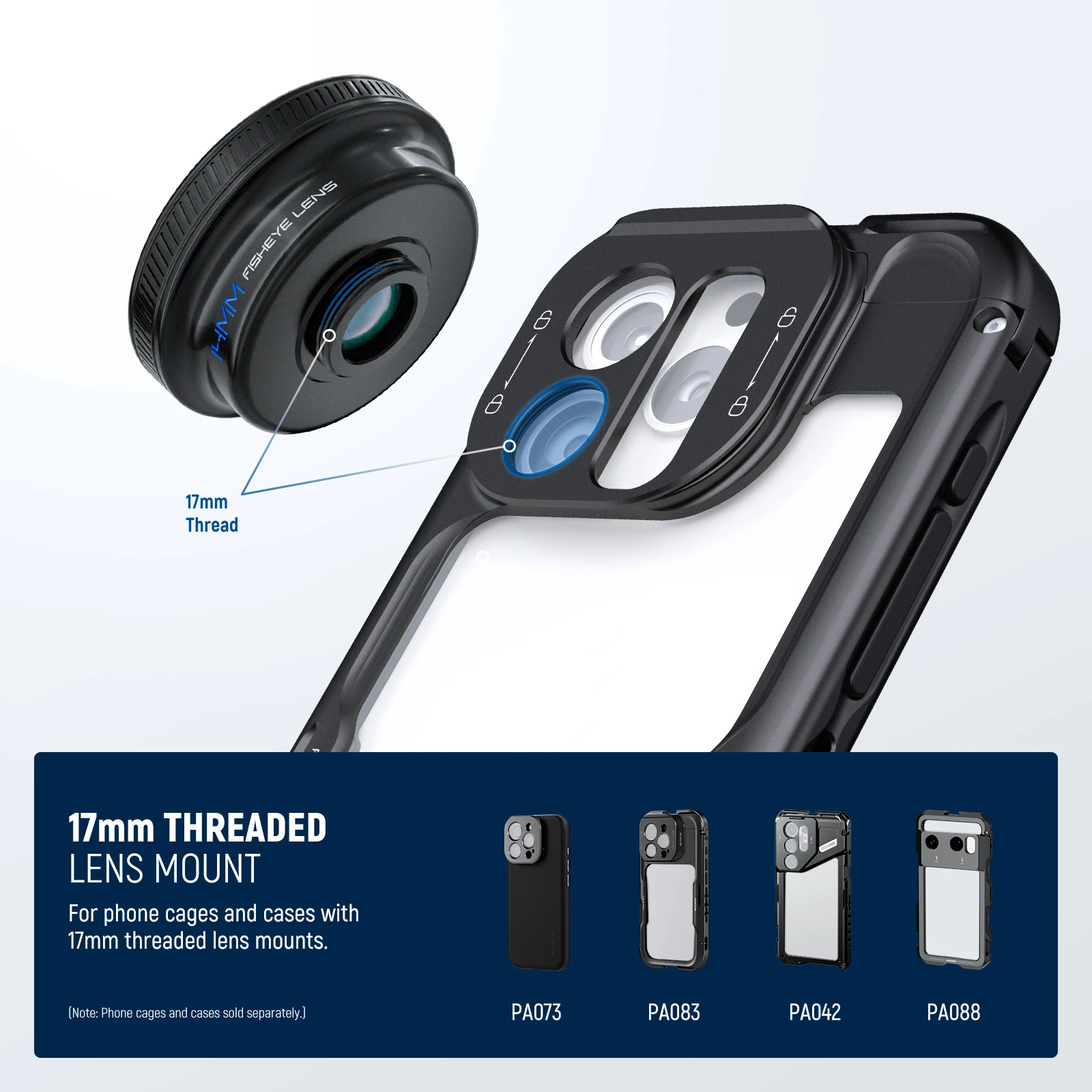 VR Fish Eye Lens For iPhone 1716 Pro Max Android S25 Ultra,Panoramic Fisheye Vie