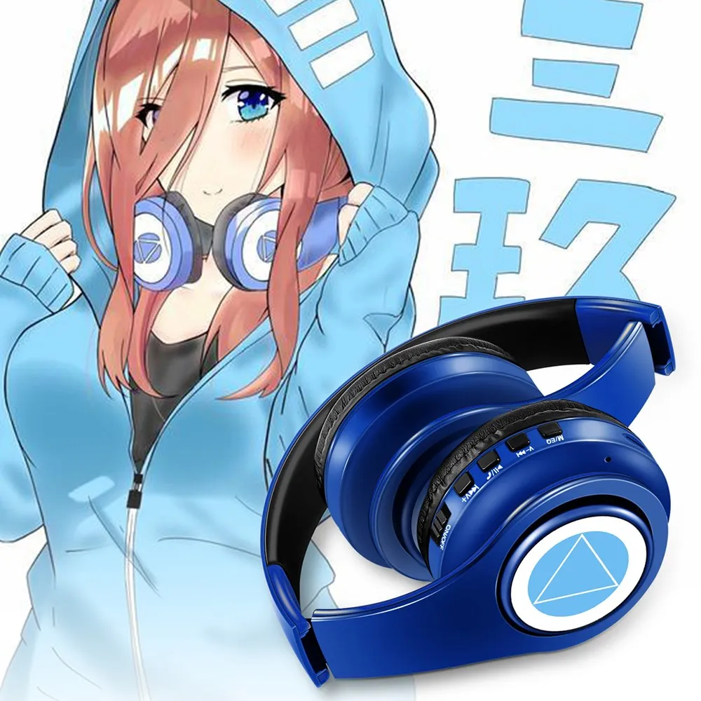 Anime Headset Miku Nakano Sanjiu Cosplay Stereo Wireless Headphone