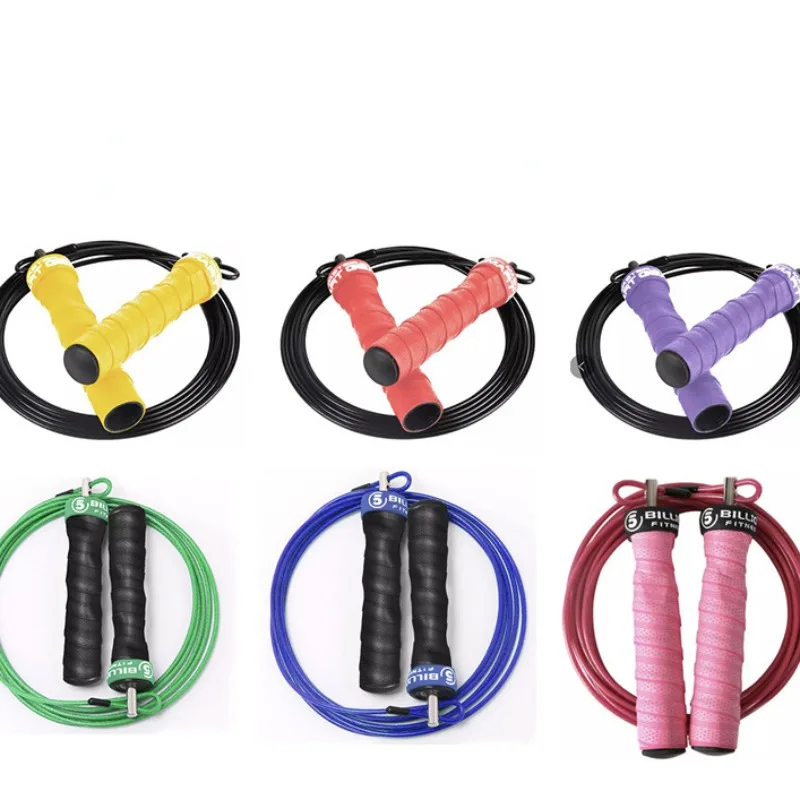 Rapid Speed Jump Rope Steel Wire Skipping Rope Exercise Adjustable Jumping Fitness Workout Training Home Sport Equipment