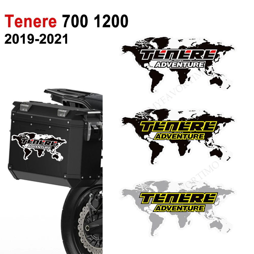 

Tenere700 Tenere1200 Motorcycle Trunk Luggage Cases Panniers Stickers Decals For Yamaha SUPER Tenere 700 1200 2019 2020 2021