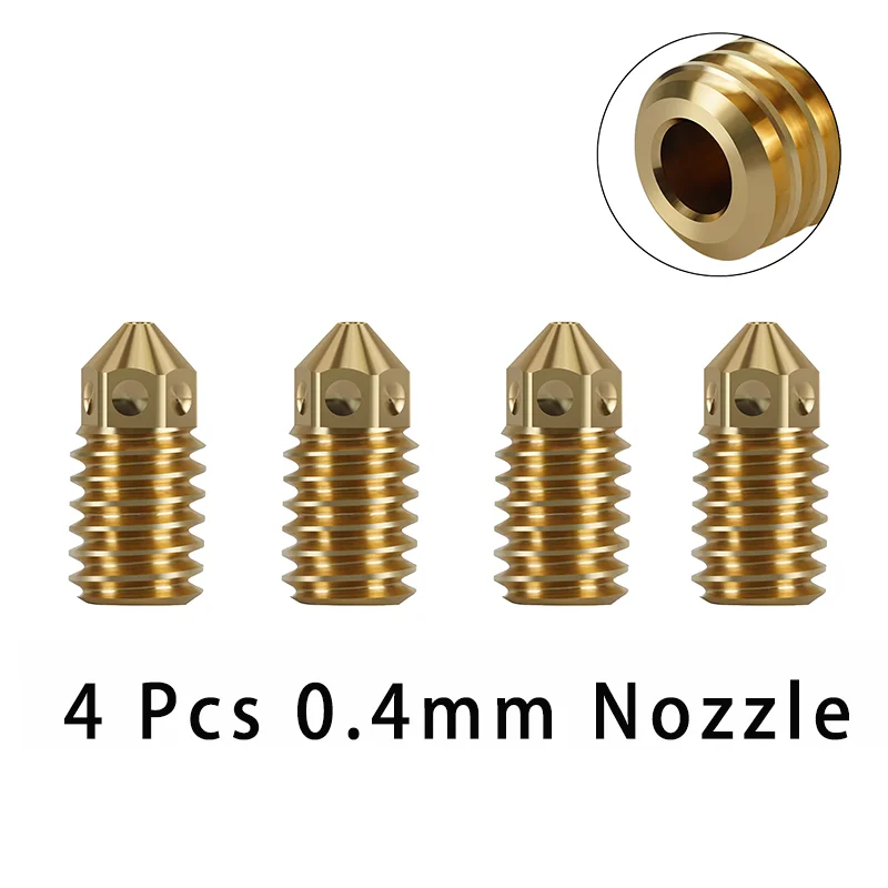 Enhanced Hotend Kit with Replaceable Nozzles (0.2-0.8mm)
