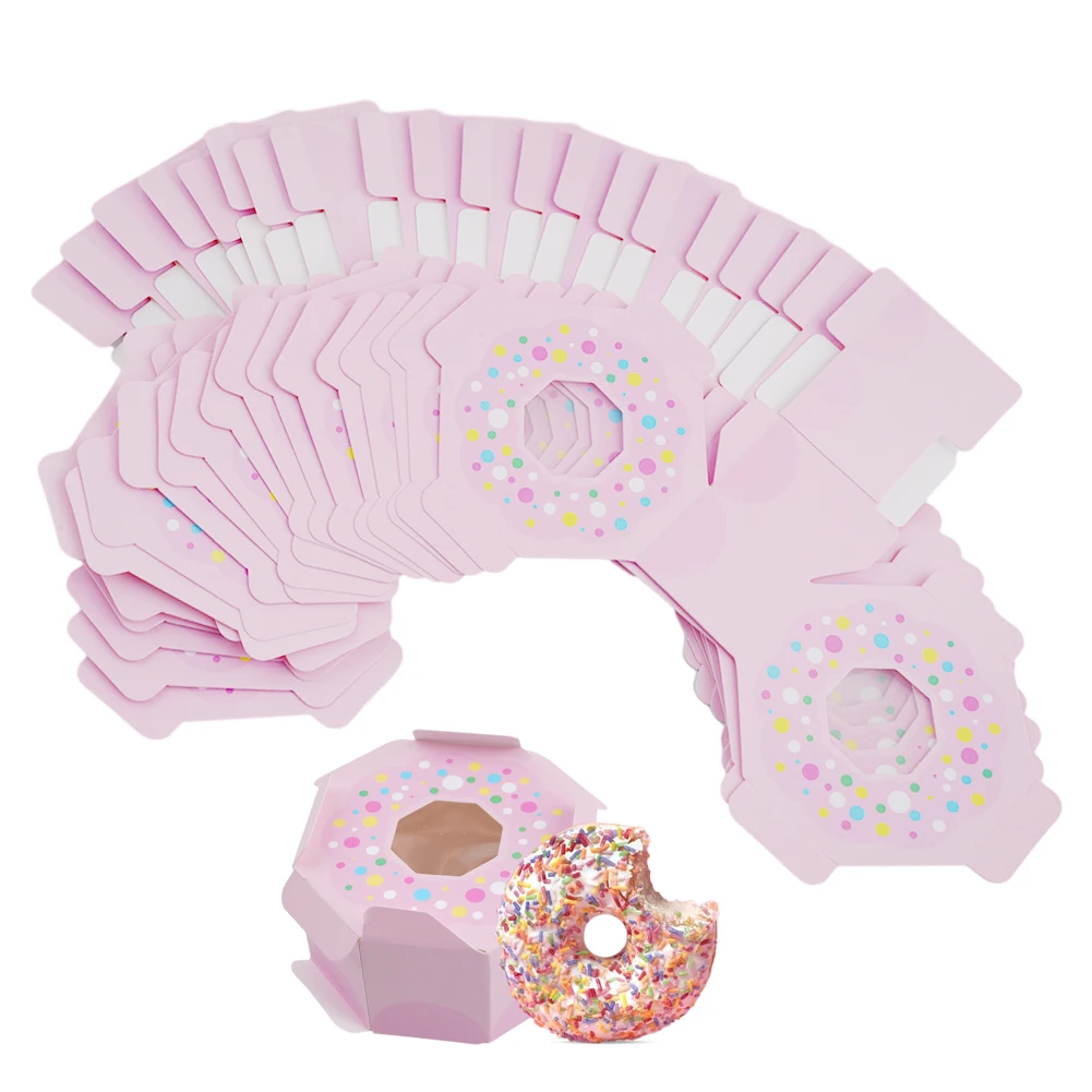 

Supplies Donut Candy Box Sweet Theme Wedding Birthday Decoration Favor Gift Box Greeting Party Creative Durable