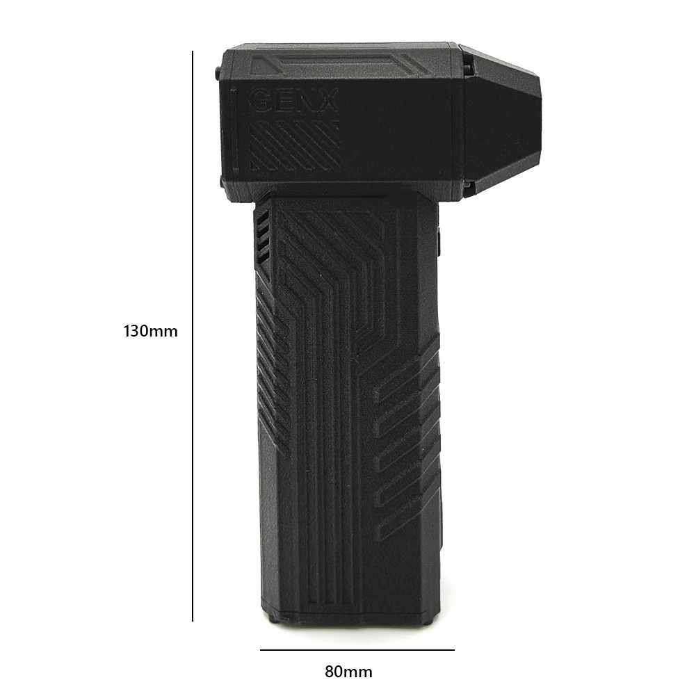 130000 RPM Turbo Violent Fan 52m/s Brushless Motor Industrial Duct Fan Handheld 3 Speeds for Computer Keyboard Outdoors Car Home 4