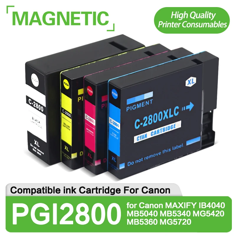 For Pgi2400 2500 2600 2700 Pgi2800 Compatible Ink Cartridge For Canon