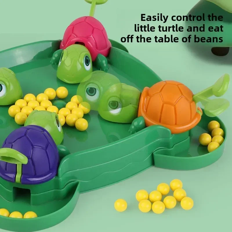 Kids Desktop Competitive Games Turtles Eat Beans safe Parent-child Interaction Entertainment Game Educational Relieve Stress Toy 3