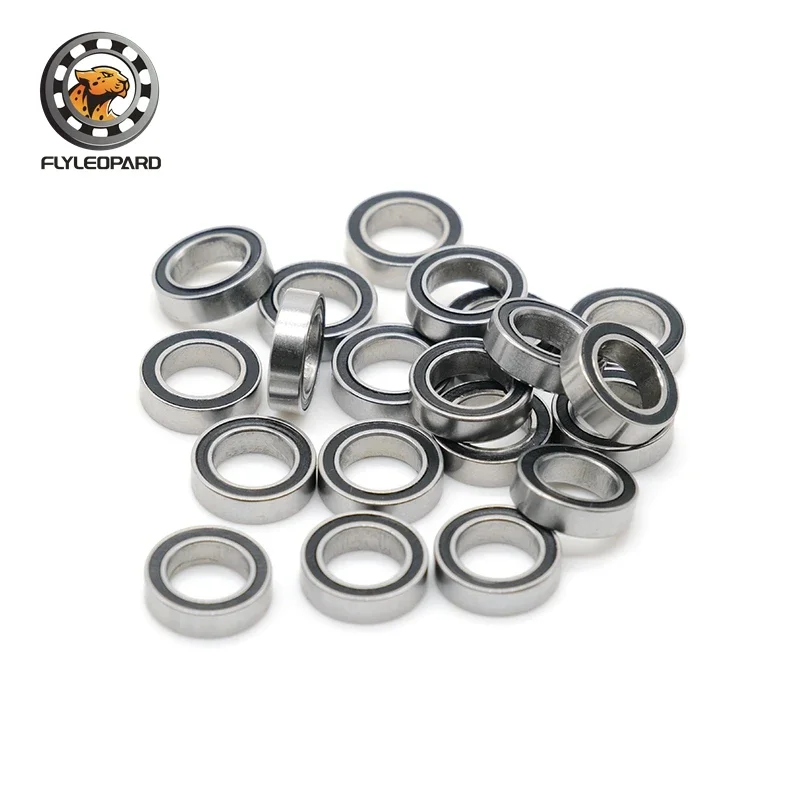 Ball bearings miniature bearings mini ball bearing SMR117RS bearing 7x11x3 mm 2 PCS ABEC-7 stainless steel ball bearings shielded SMR117 SMR117-2RS