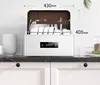 Desktop Drying and Disinfection Integrated Mini Automatic Installation 4 Sets Mini Dishwasher 2