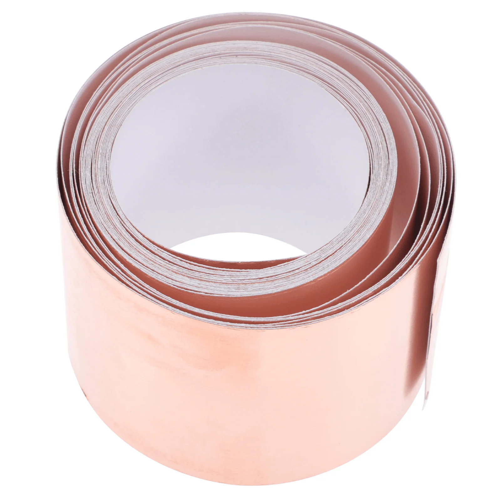 

1 Roll of Electric Guitar Shielding Copper Foil Tape Noise Shielding Tape (Rose Gold)