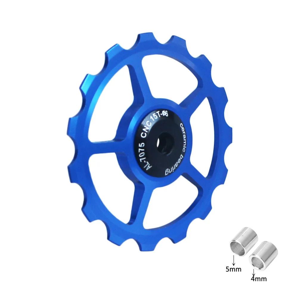 Ceramic Bearing Rear Derailleur Pulley Roller for Mountain and Road Bikes
