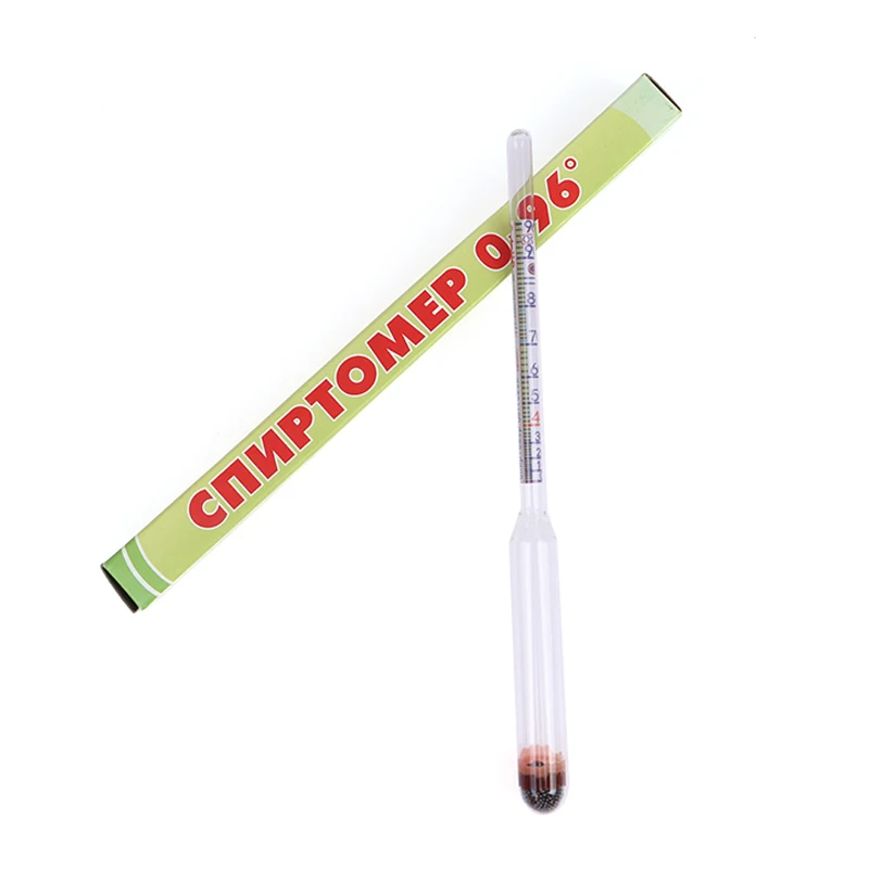 U50 1pc Household Alcohol Meter 0-96 Distillation Alcohol Machine Fermentation Brew Hydrometer Tester For Product, Alcohol Meter