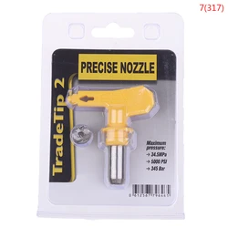 Versatile Yellow Airless Spray Gun Tip Nozzle for Paint Spraying and Powder Coating (317)