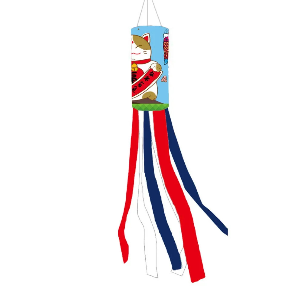 Wasserdichte Windrichtung-Flaggen zum Aufhängen, Banner, 100 cm, Karpfen-Windsack, Festival-Zubehör, Ornamente, Basteln für Restaurant, Sushi, Garten – Detail 12