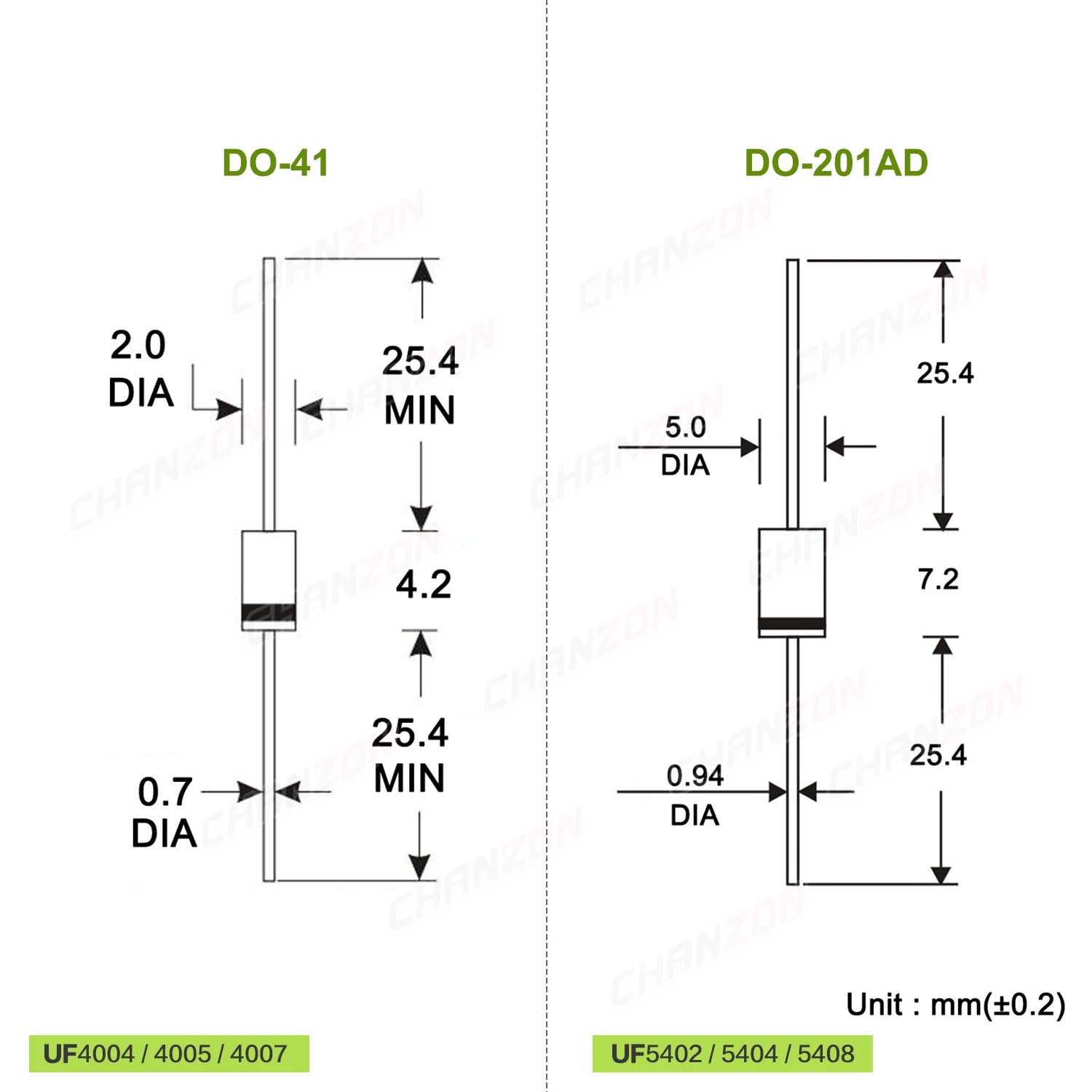 Ultra Fast Recovery Rectifier Diode 100 Original 6 Values
