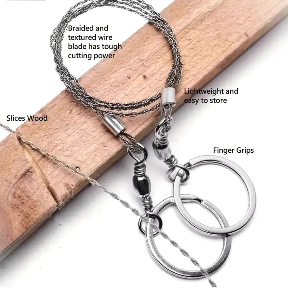 Hand Saw Manual Wire Saw Outdoor Emergency Survival Chain Saw Hand Tools Practical Portable Camping Hiking Cutting Wood Wire Saws Tools