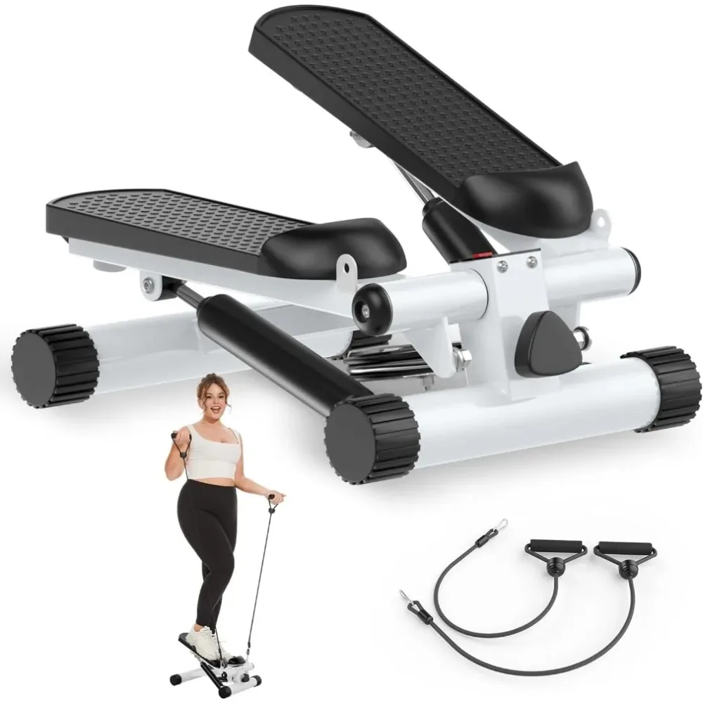 Mini Stair Steppers for Exercise at Home with Resistance Bands Under Desk Stepper Machine 300LB Capacity AliExpress